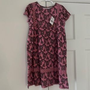 Roller Rabbit pink floral dress, size 10